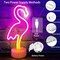 Flamingo Neon Sign – LED Pink Flamingo Light for Bedroom, Girls Room Decor, Party, or Gift | USB/Battery Operated with Pedestal